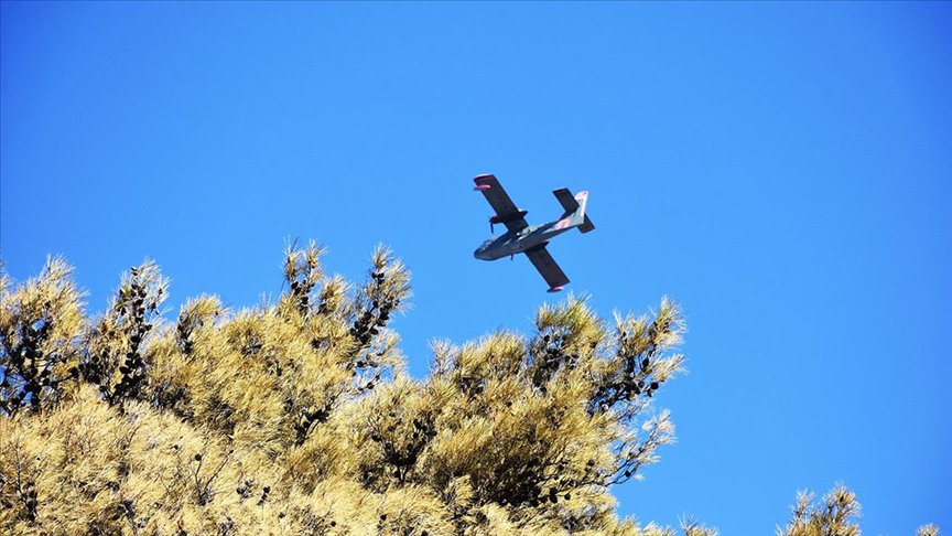 Marmaris’teki orman yangını kontrol altına alındı