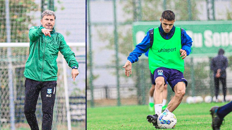 Yıldırımspor yağmur altında çalıştı Yıldırımspor yağmur altında çalıştı