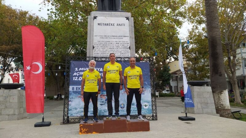 1. Mudanya Körfezi Açık Deniz Yüzme Maratonu başarı ile tamamlandı 1. Mudanya Körfezi 12 kilometre Açık Deniz Yüzme Maratonu başarı