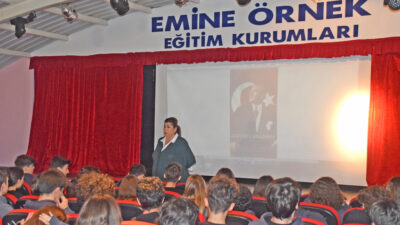 Cumhuriyet Haftası’nda Emine Örnek kurumlarında ‘Atatürk’ü An(la)mak’ konferansı