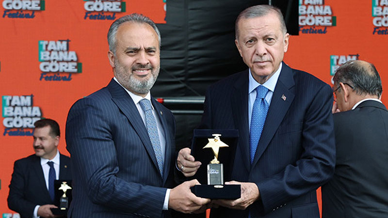 Bursa’ya ‘burs’ ödülü! Cumhurbaşkanı Erdoğan verdi