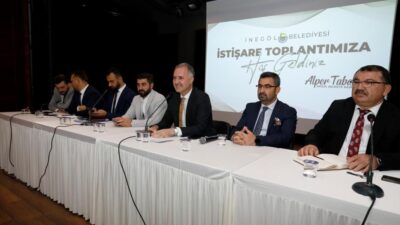 İnegöl’de muhtarlarla istişare toplantısı düzenlendi