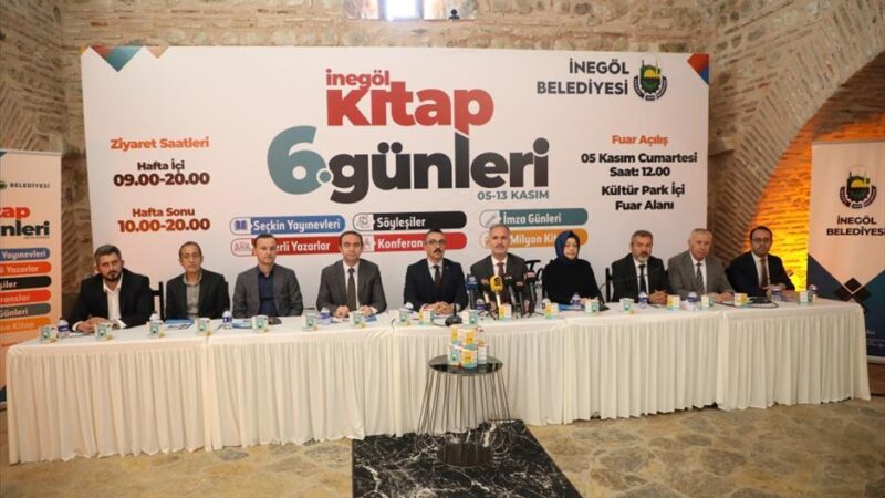 İnegöl Belediyesi 6. Kitap Günleri için geri sayım başladı İnegöl Belediyesi’nin bu yıl 5-13 Kasım tarihleri arasında 6’ncısını gerçekleştireceği