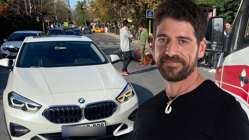 Ünlü oyuncu kaza yaptı!