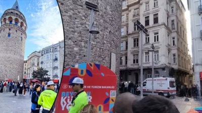 Galata Kulesi’nde korkunç olay! Genç adam düşerek öldü