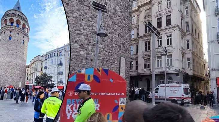 Galata Kulesi’nde korkunç olay! Genç adam düşerek öldü