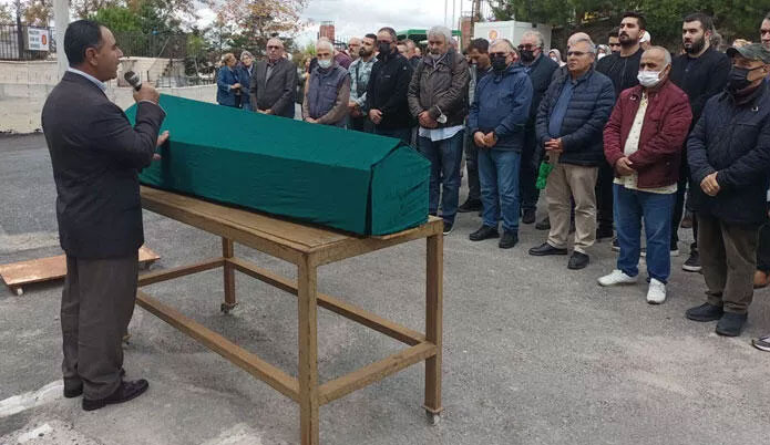 Patlamada ölen Mustafa Karahan için cenaze töreni