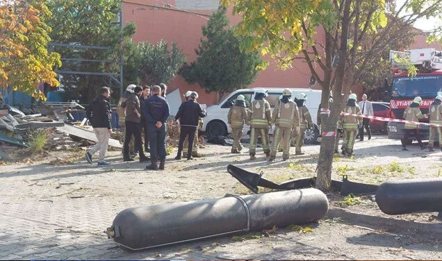 İkitelli Esenler Sanayi Sitesi’nde iş yerinde patlama