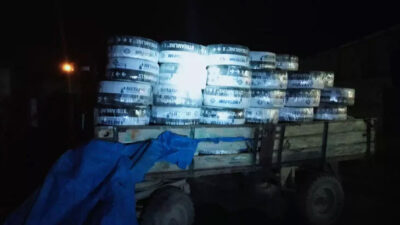 Kiralık kamyonetle 600 bin liralık sulama borusu çaldılar