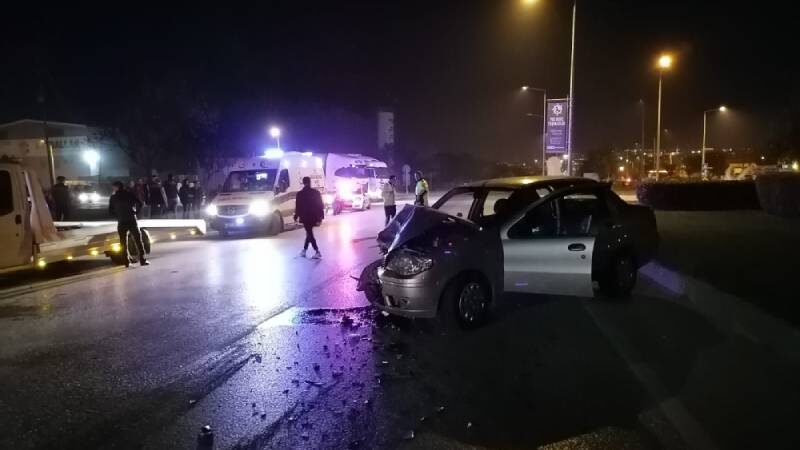 Bursa'nın İnegöl ilçesinde 1 otomobil, 1 cip ve yayanın karıştığı