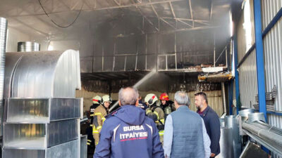 Bursa’da yangın paniği