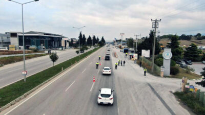 Bursa trafiğine drone destekli denetim! Ceza yağdı