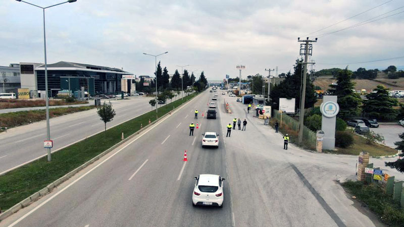 Bursa trafiğine drone destekli denetim! Ceza yağdı