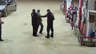 Bursa’da akaryakıt istasyonunda panik anları! Ölümden döndü