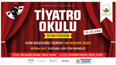Osmangazi Belediyesi’nin çocuk ve gençlerin tiyatro alanında kendilerini geliştirmesi amacıyla