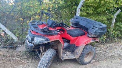 Bursa’da arazi aracından düşüp yaralandı