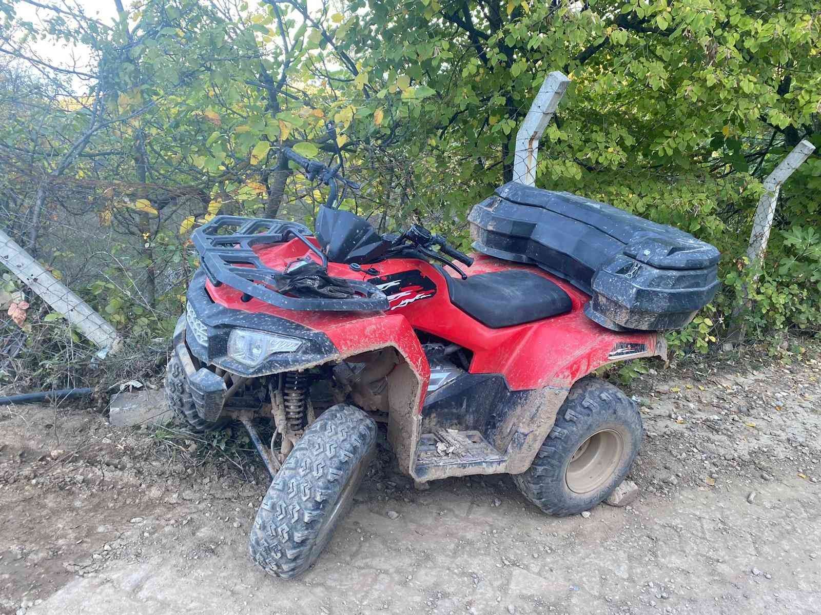 Bursa’da arazi aracından düşüp yaralandı