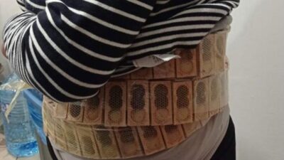 Üzerinde 1100 arıyla yakalandı