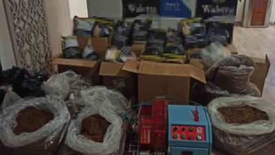 Bursa’da kaçak tütün operasyonu: 1 gözaltı