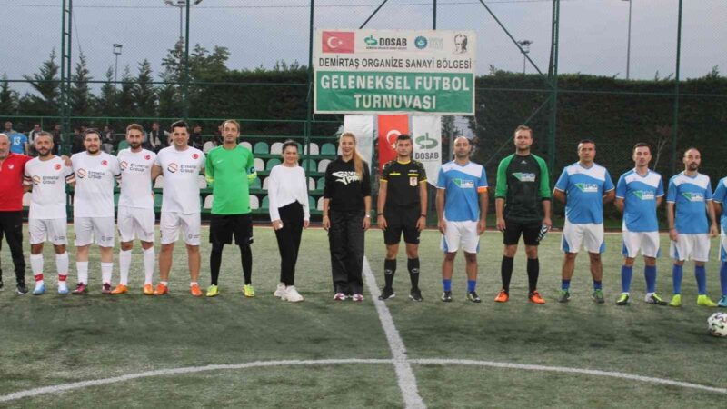 DOSAB-DOSABSİAD Futbol Turnuvası’nın kazanını dostluk olacak DOSAB-DOSABSİAD iş birliğinde bu yıl 15’incisi düzenlenen Geleneksel Firmalar Arası