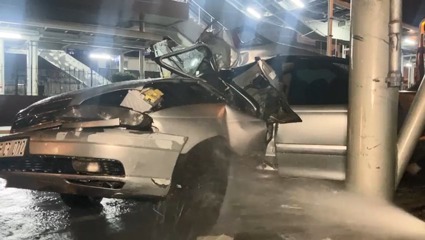 Yer: Bursa… Kontrolden çıkan araç…