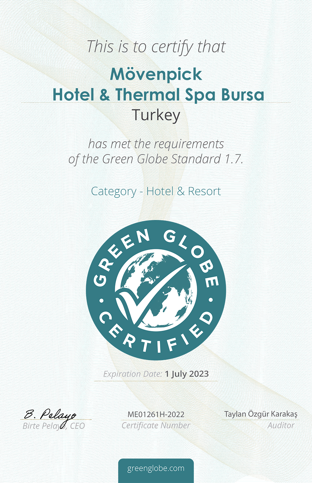 Bursa'nın gururu Mövenpick Hotel Thermal Spa 2 otel1