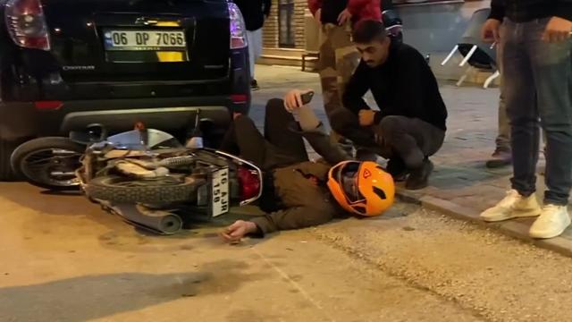 Bursa’da ölümden döndü! Kaza sonrası özçekim yaptı