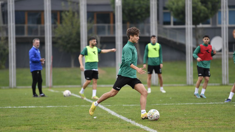 Bursaspor, Bayburt maçının hazırlıklarını sürdürdü