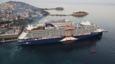 Kuşadası’nda kruvaziyer hareketliliği sürüyor