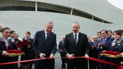 Erdoğan ve Aliyev, Zengilan Havalimanı’nı açtı
