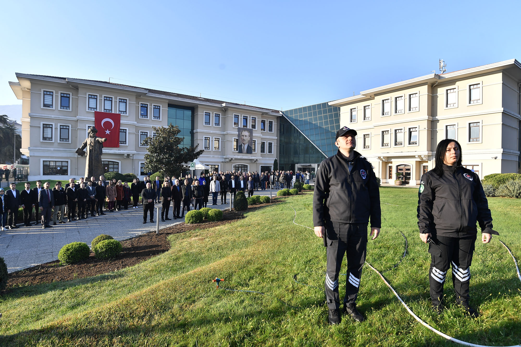 Osmangazi personeli Ata’yı andı