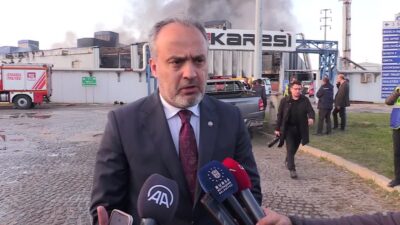 Başkan Aktaş, yangın bölgesinde