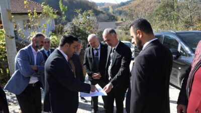 İnegöl Tüfekçikonak Mahallesi’nde 7 sokak parke taşla kaplandı