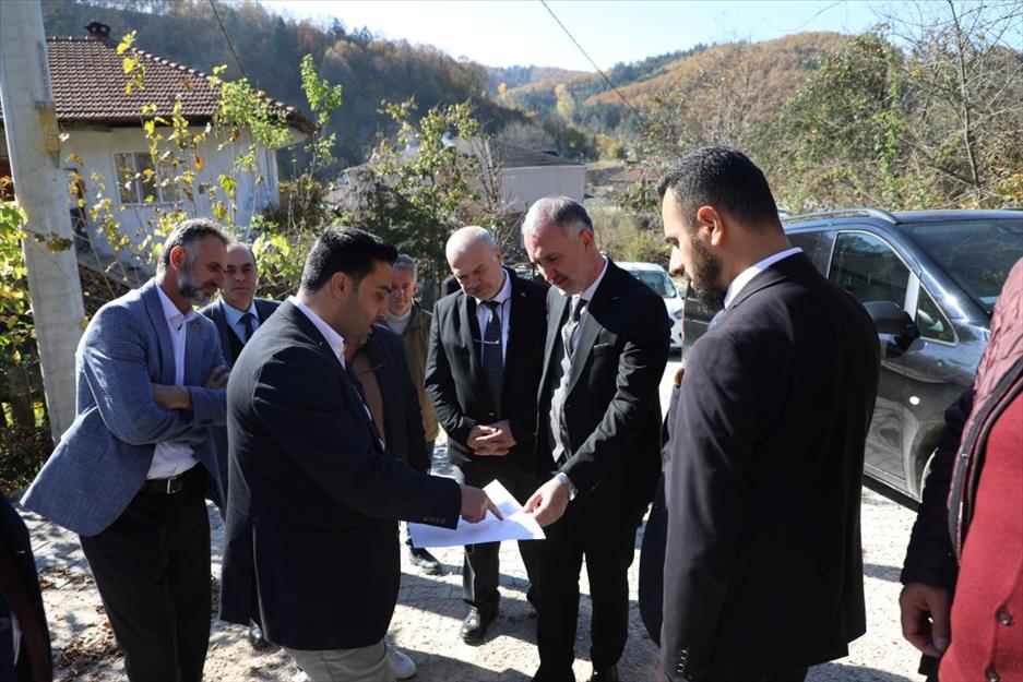 İnegöl Tüfekçikonak Mahallesi’nde 7 sokak parke taşla kaplandı