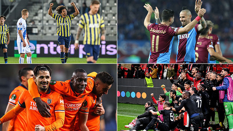 Türkiye kendi rekorunu kırdı! Avrupa kupalarında yoluna devam eden 4 temsilcimiz, bu sezon topladığı