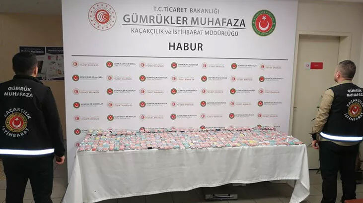 Habur Sınır Kapısı’nda 395 elektronik nargile ele geçirildi