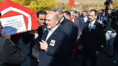Şehit Fethi Sekin’in babası, Elazığ’da son yolculuğuna uğurlandı