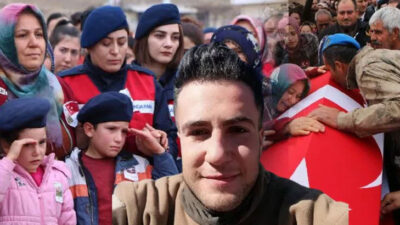 İki kardeşinden şehit ağabeye asker selamı ile veda