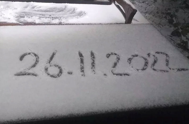 Kartepe’ye mevsimin ilk karı