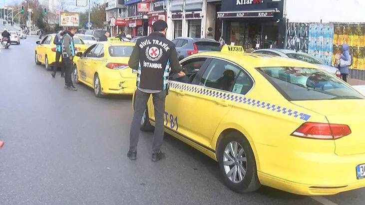 Taksicilere ceza yağdı