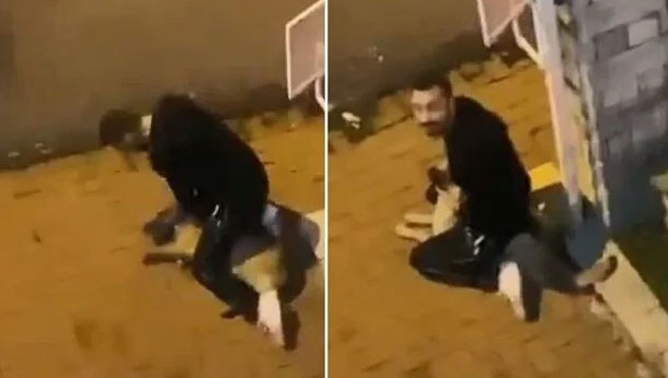 Sarıyer’de köpeği boğmaya çalışan saldırgan tutuklandı Sarıyer’de köpeği boğmaya çalışan saldırgan tutuklandı