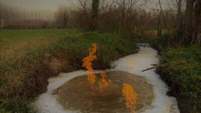 Düzce’deki depremden sonra kaynamaya, yanmaya başladı! Korkutan görüntü