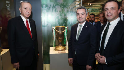 Bursaspor’un şampiyonluk kupası Beştepe’de!