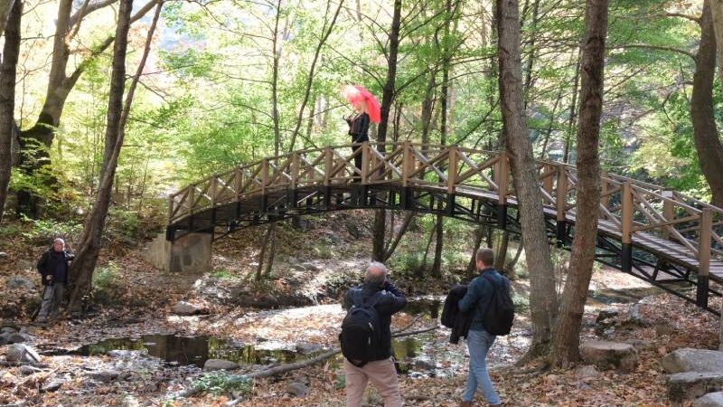 Bursa'nın Orhaneli ilçesinde doğal güzellikleriyle ünlü Sadağı Kanyonu, doğa fotoğrafçılarını