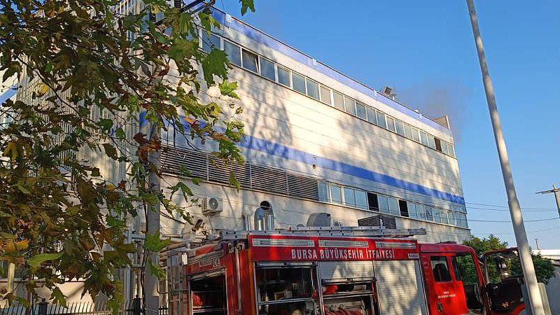 Bursa’da fabrikada yangın Bursa’da fabrikada yangın