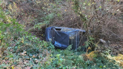 Bursa’da feci kaza! Sürücü ölümden döndü