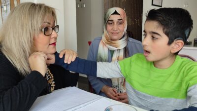 Bursa’da 10 yıl sonra “anne” dedi… Bir annenin en mutlu anı…