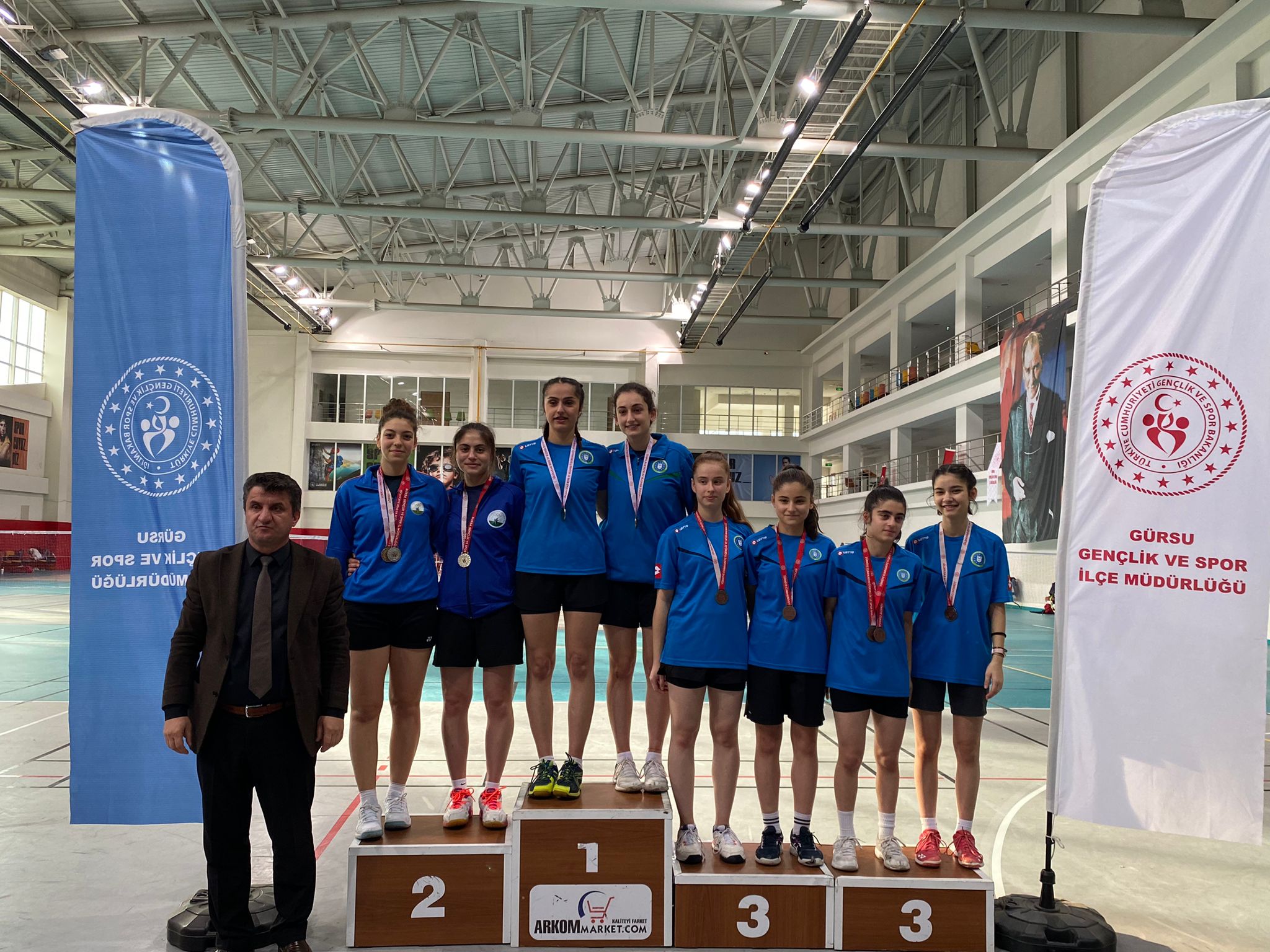 Osmangazili badmintonculardan çifte başarı