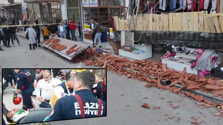 Yoldan geçiyorlardı ne olduğunu anlamadılar! Korku dolu anlar