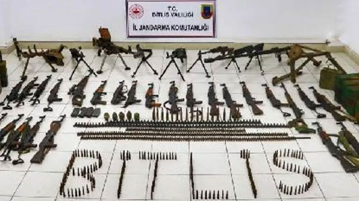 İçişleri: ‘Eren’ operasyonlarında çok sayıda silah ve mühimmat ele geçirildi